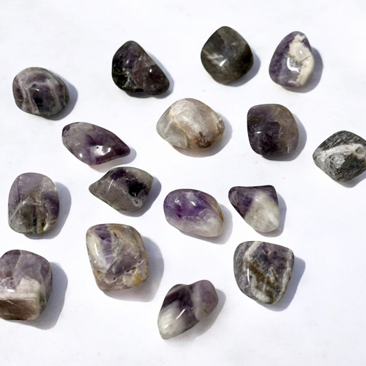 Chevron Amethyst Crystal Tumble ~ Amplifies Spiritual Development & Meditation
