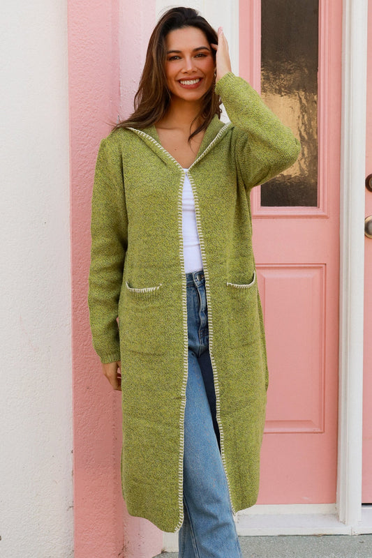 Jade Cardigan Kirra with Hood