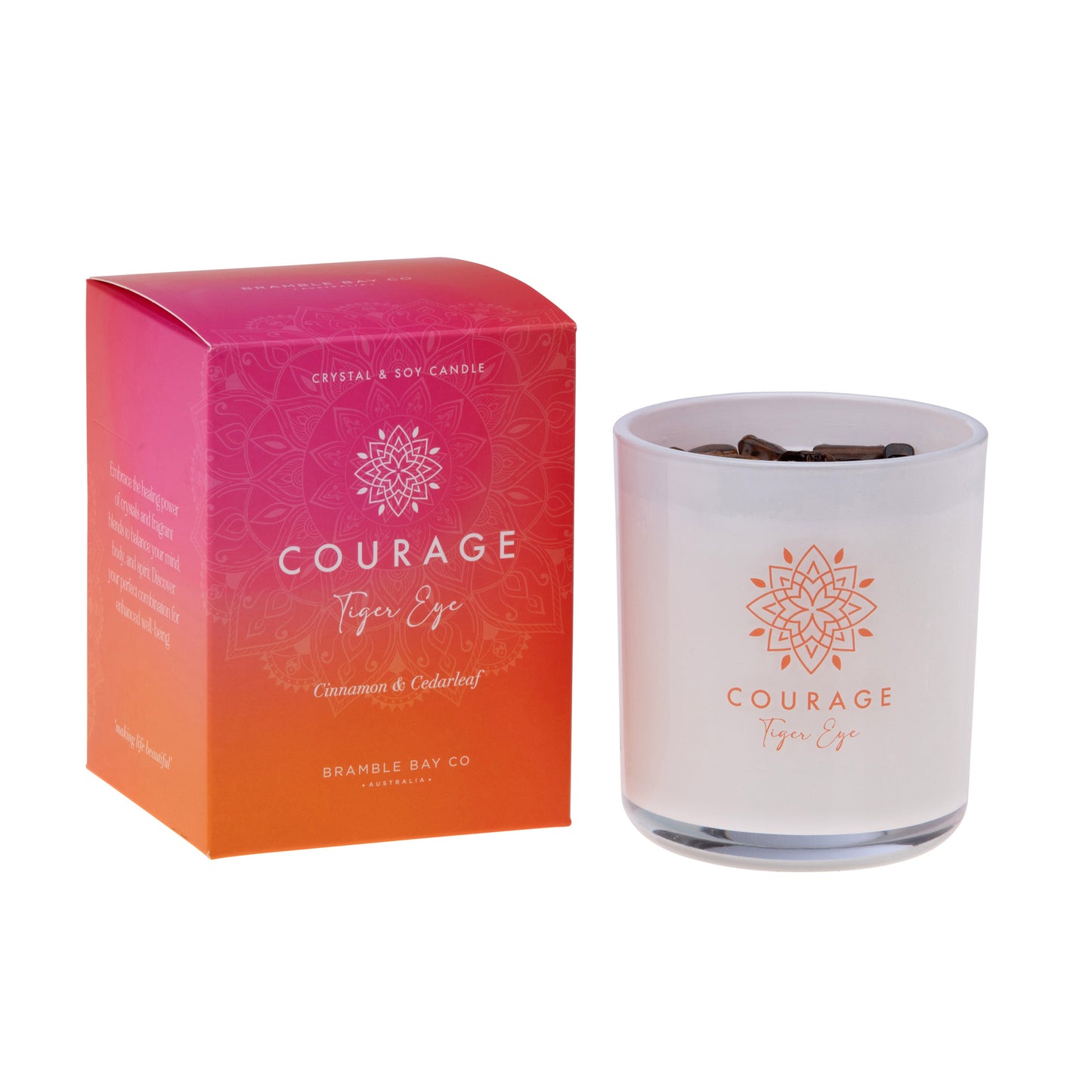 Courage Candle - Tiger Eye