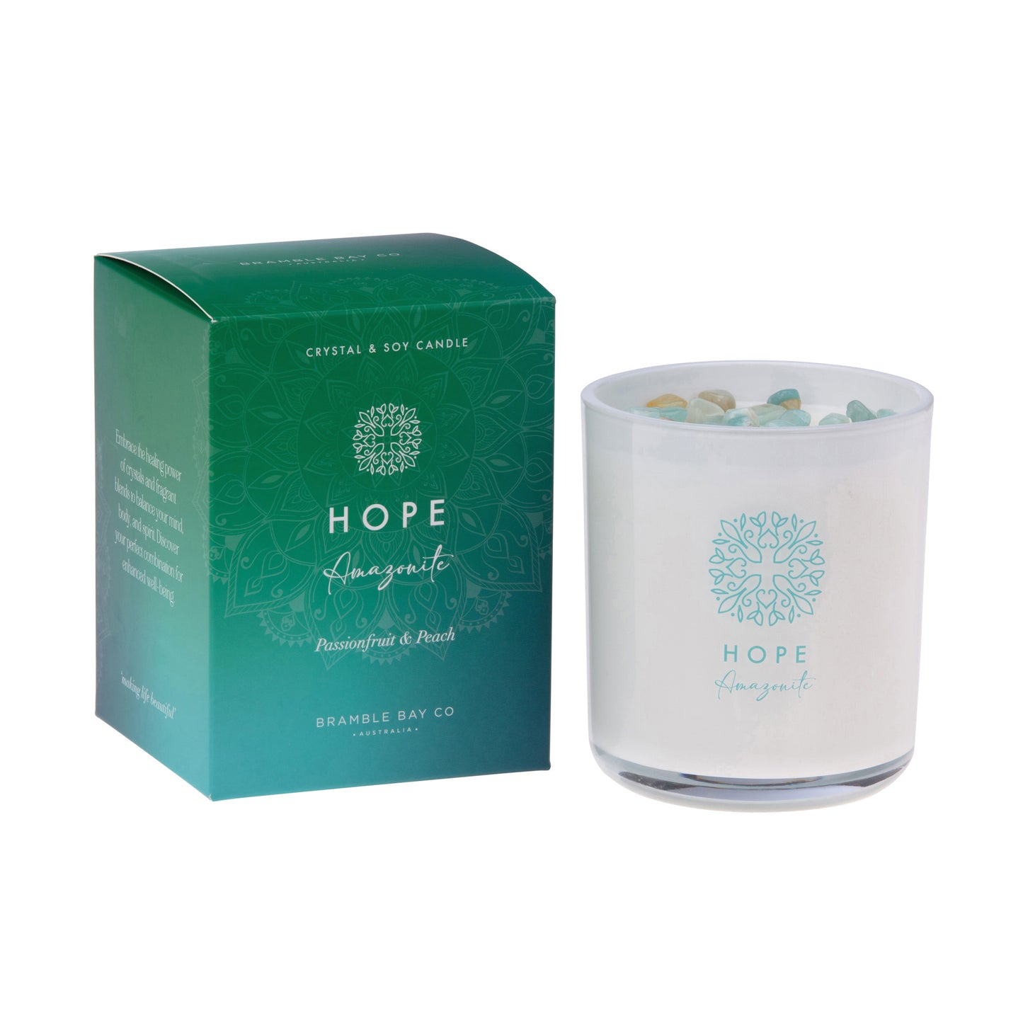 Hope Candle - Amazonite
