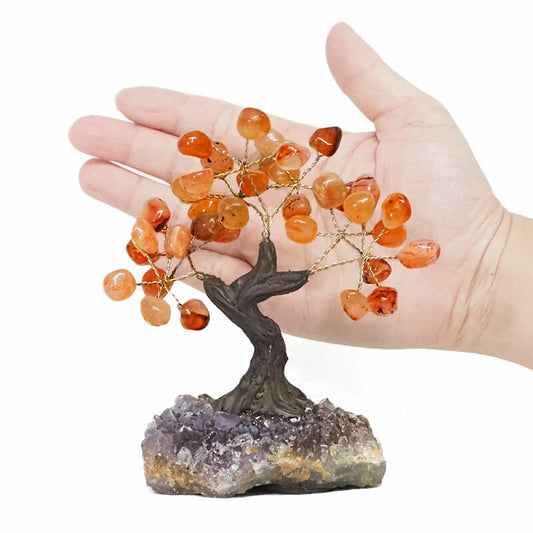 CARNELIAN Bonsai Crystal Tree 14