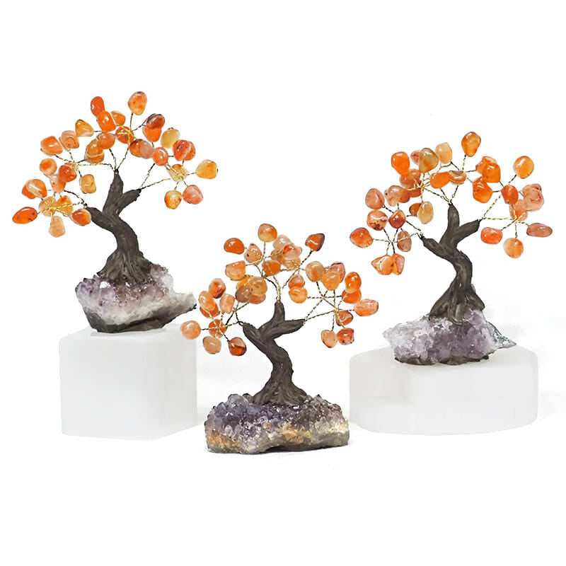 CARNELIAN Bonsai Crystal Tree 14