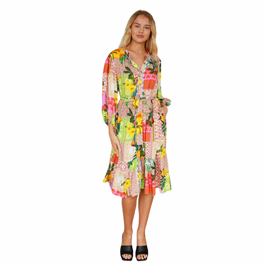 Salty Palm Lottie Bohemian Midi Dress