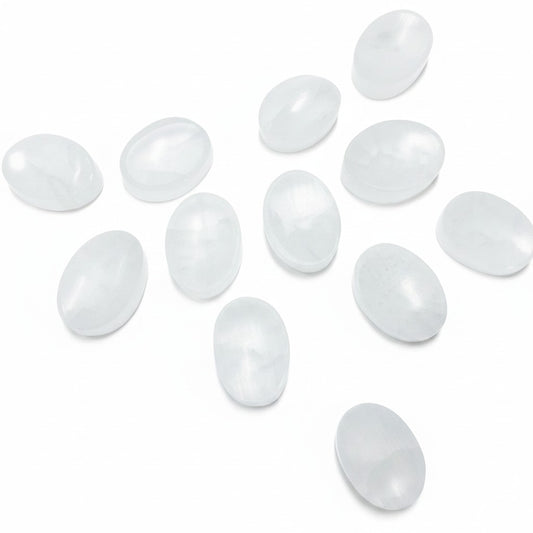 Selenite Worry Stones