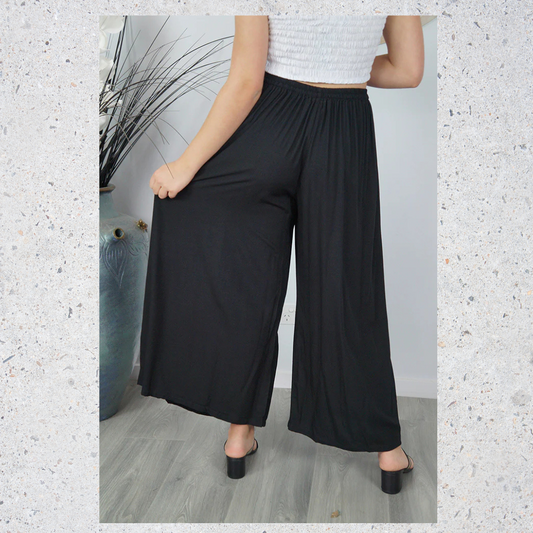 Cha Cha Black Boho Pants