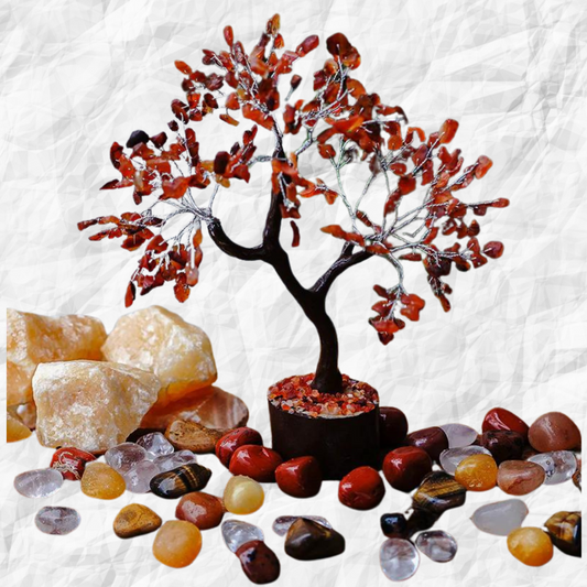 Carnelian Crystal Tree - Medium Brown