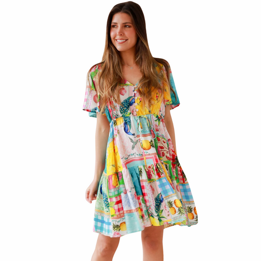 Salty Palm Naomi Midi Bohemian Dress