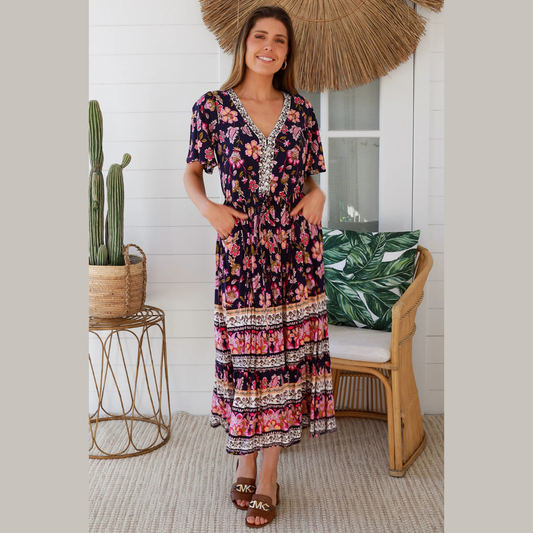 Brittany Midi Bohemian Dress