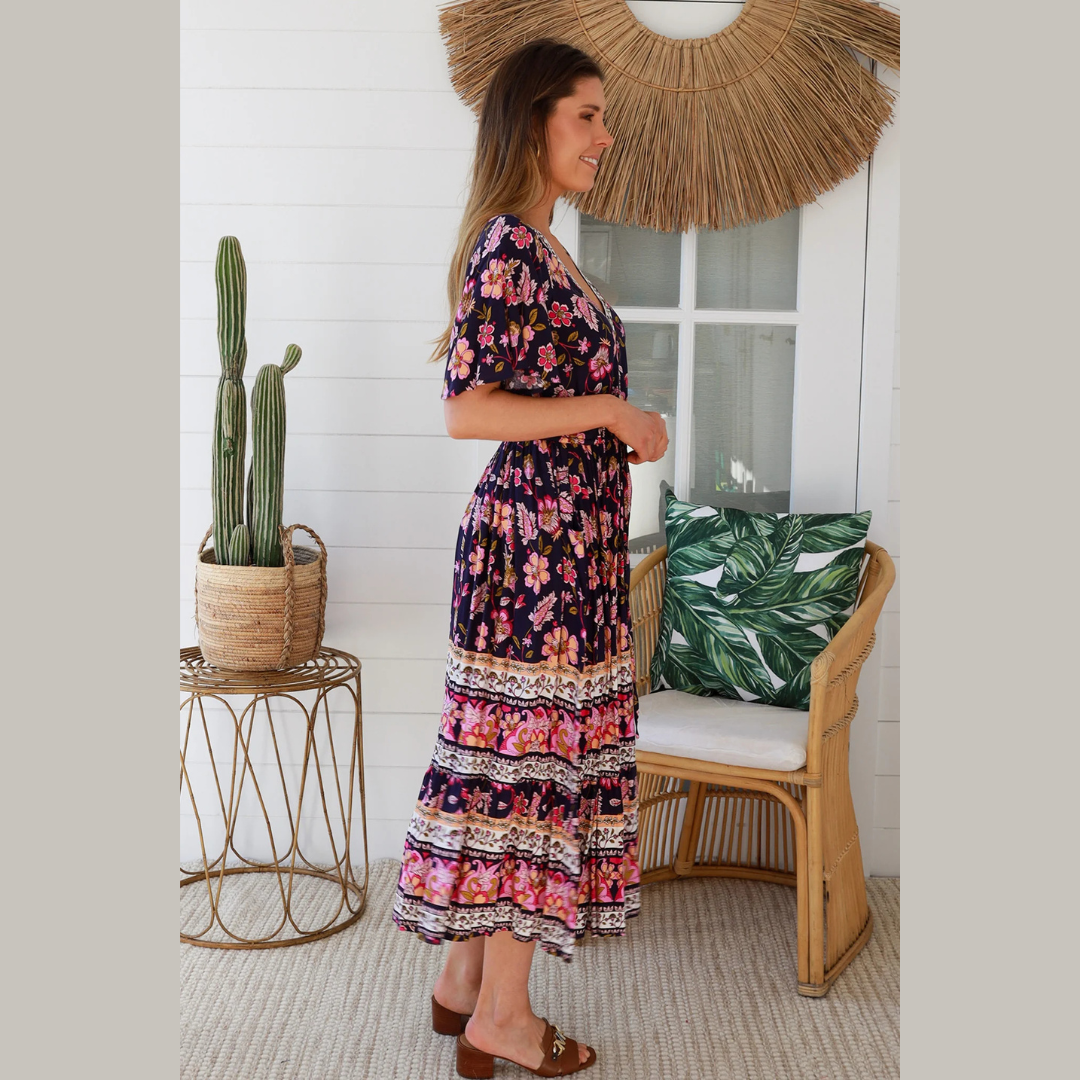 Brittany Midi Bohemian Dress