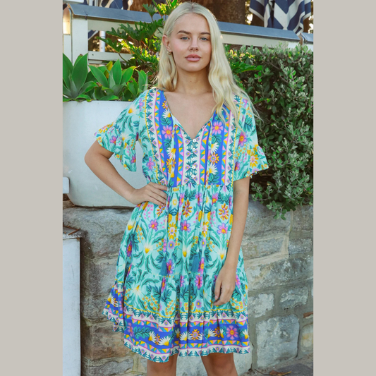 Ensley Mini Bohemian Dress