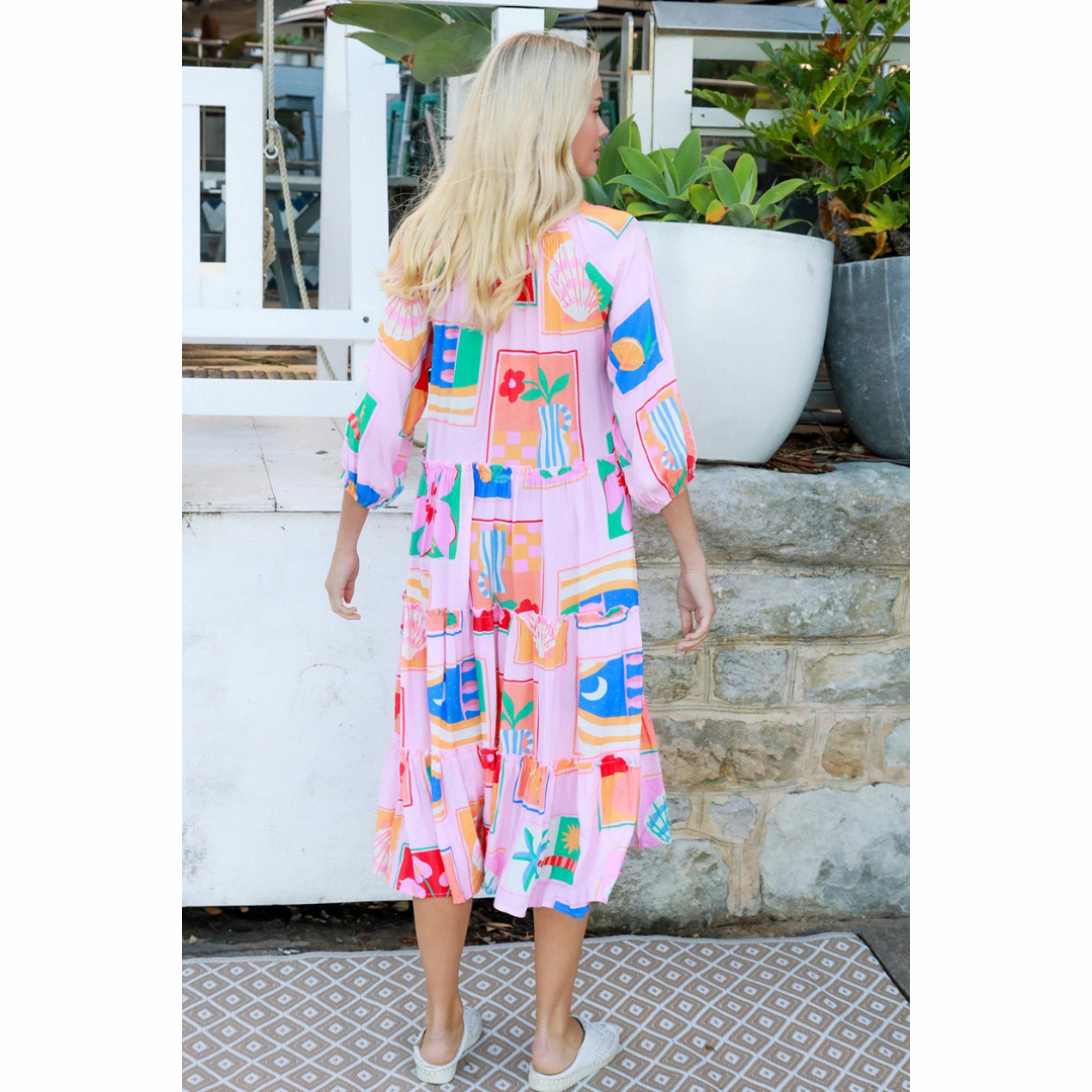 Aurora Midi Bohemian Dress