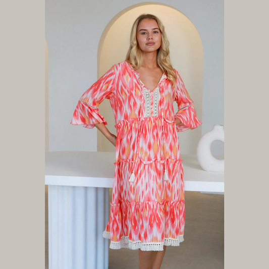 Hadley Midi Bohemian Dress