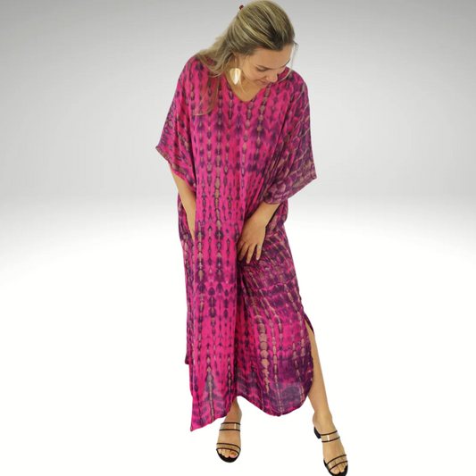 Long Crackle Kaftan