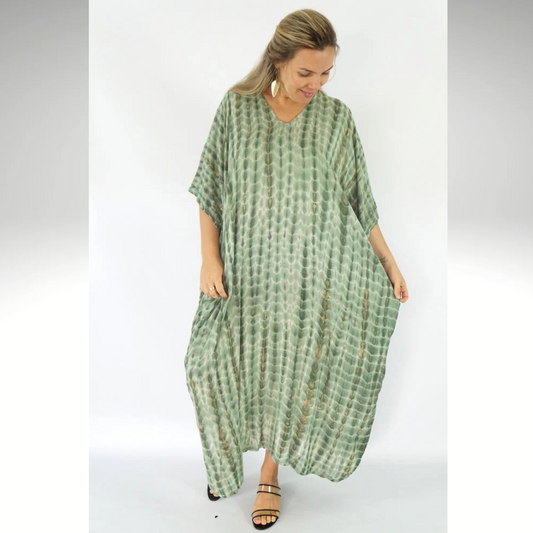 Long Crackle Kaftan