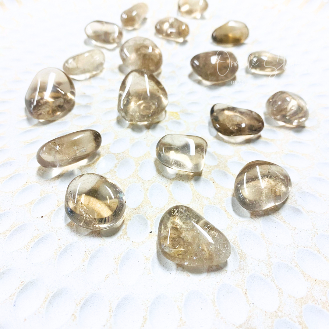 Smoky Quartz Crystal Tumble ~ Grounding & Disperces Negativity