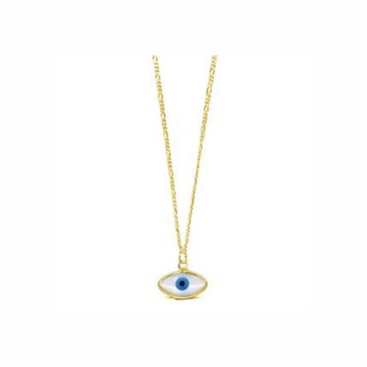 Eye of Horus Necklace in Yellow Gold