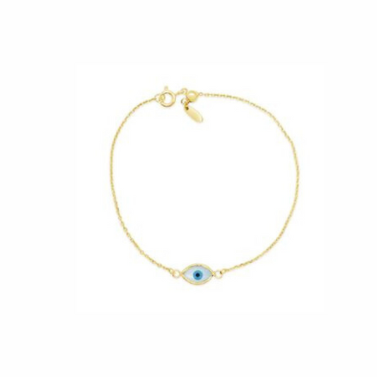 Eye of Horus Yellow Gold Plated Bracelet