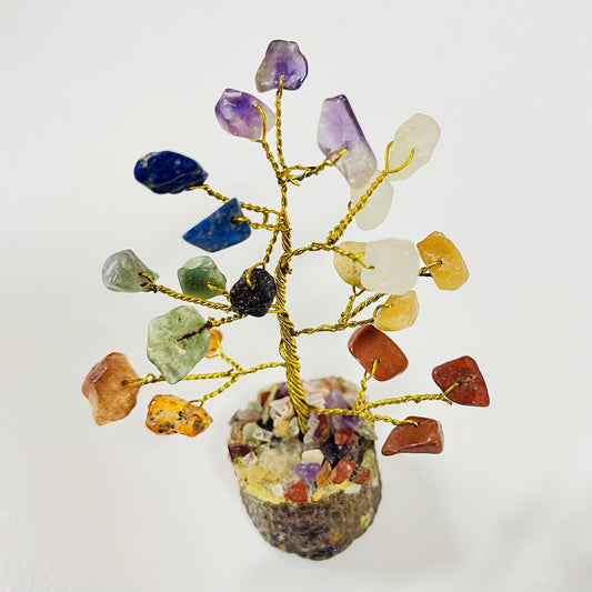 Crystal Tree CHAKRA 24 Chip MINI Fairy 7cm