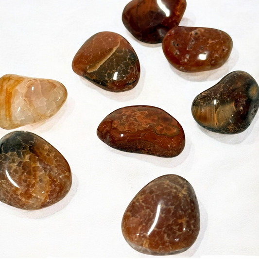 Fire Agate Crystal Tumble ~ Inner Fire & Passion Igniter