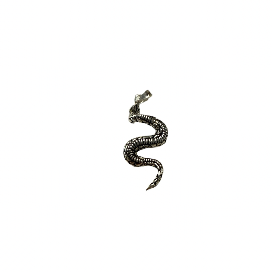 Snake Pendant in Silver - Moveable