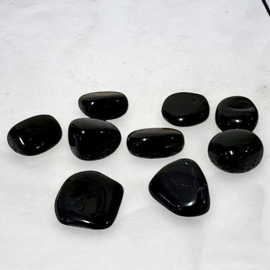 Black Obsidian Crystal Tumble ~ Grounding & Psychic Protection