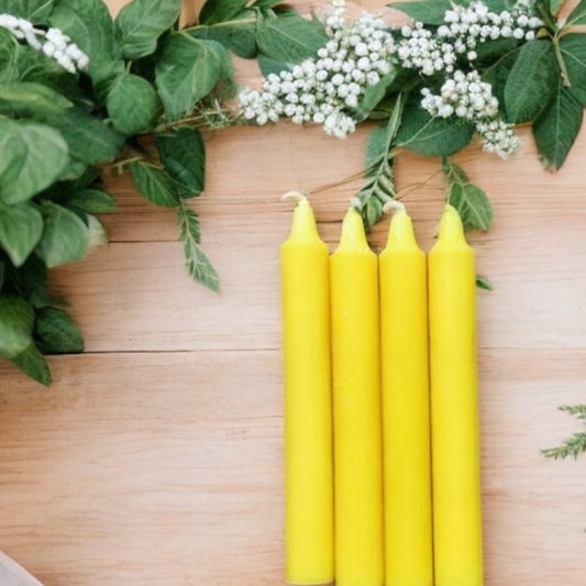 Yellow Wish Spell Candle