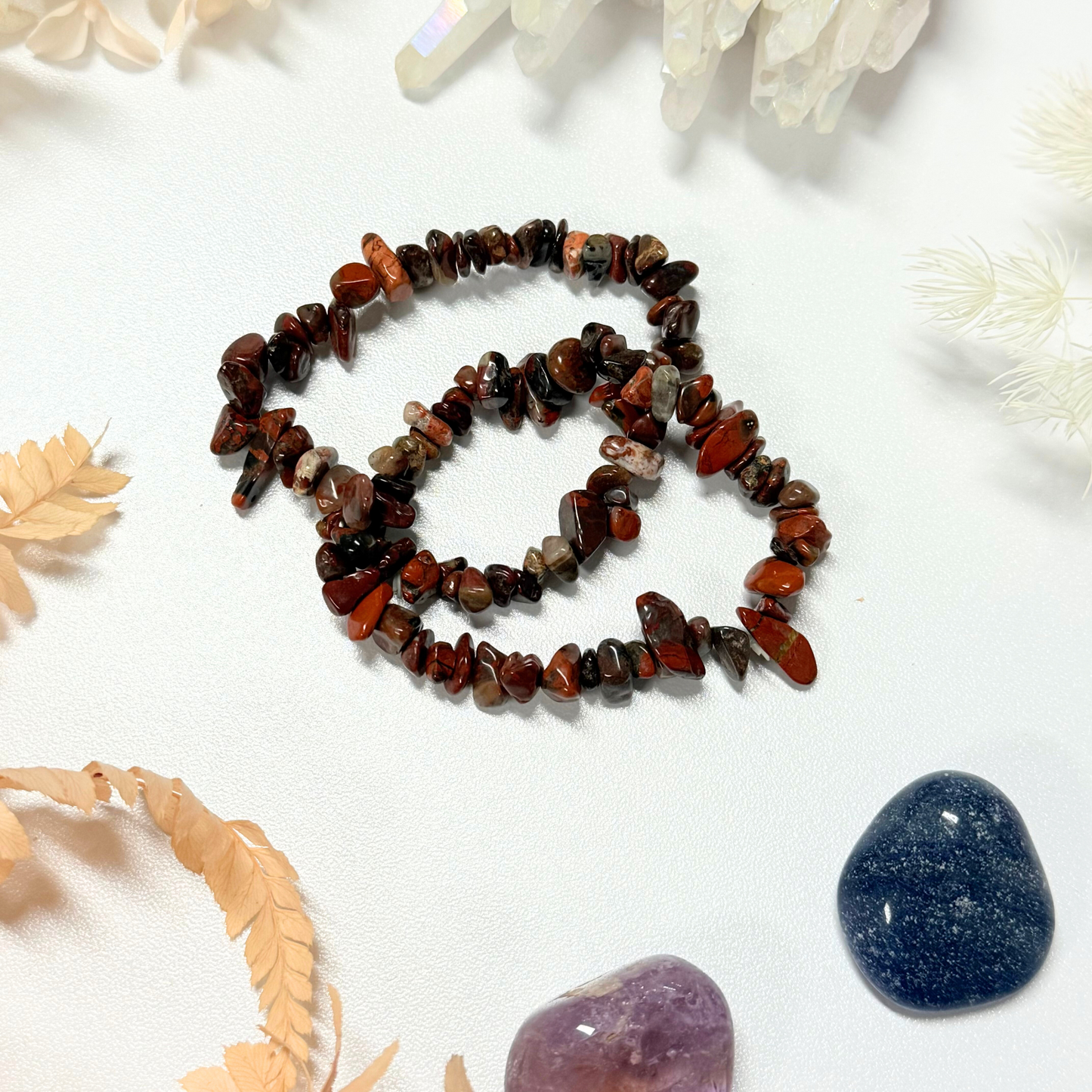 Brecciated Jasper Chip Bracelet