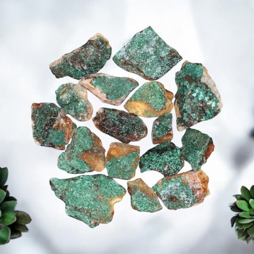 Malachite Rough Crystals - Medium