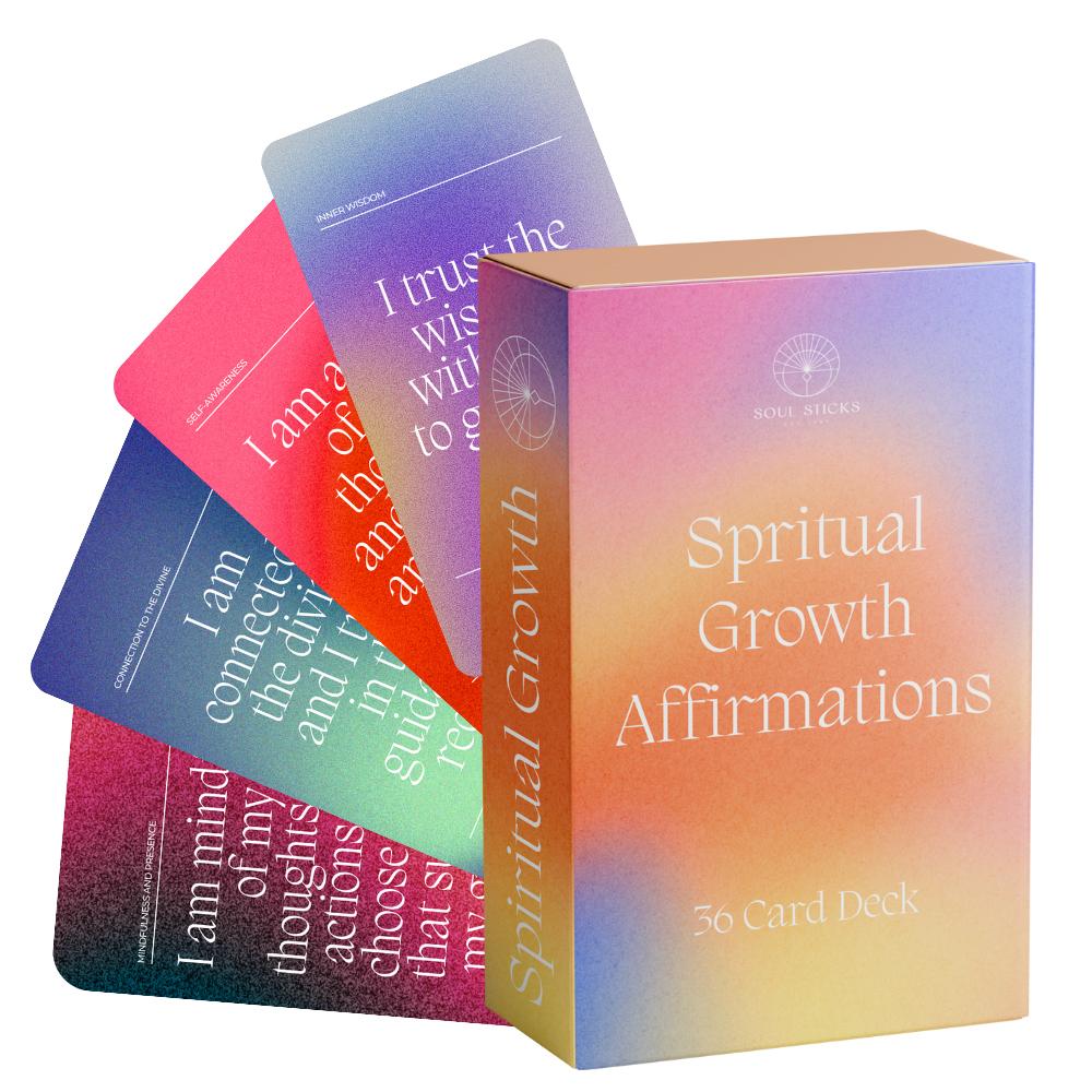 Spiritual Growth Affirmation Cards