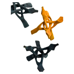 Wood Crystal Stands 15cm