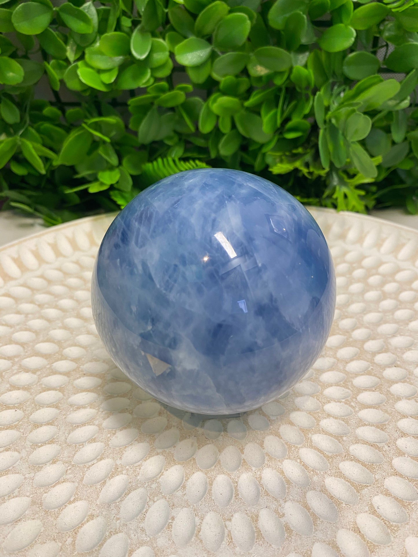 Blue Calcite Sphere