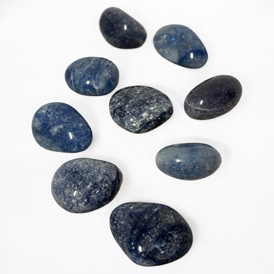 Dumortierite/ Blue Quartz Crystal Tumbled