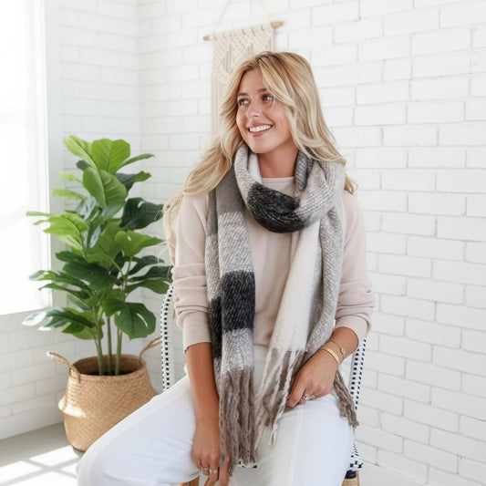 Bohemian Natural Shades Scarf