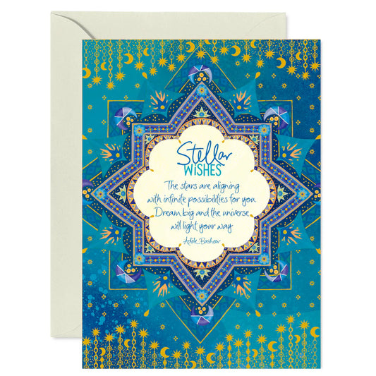 Stellar Wishes Greeting Card
