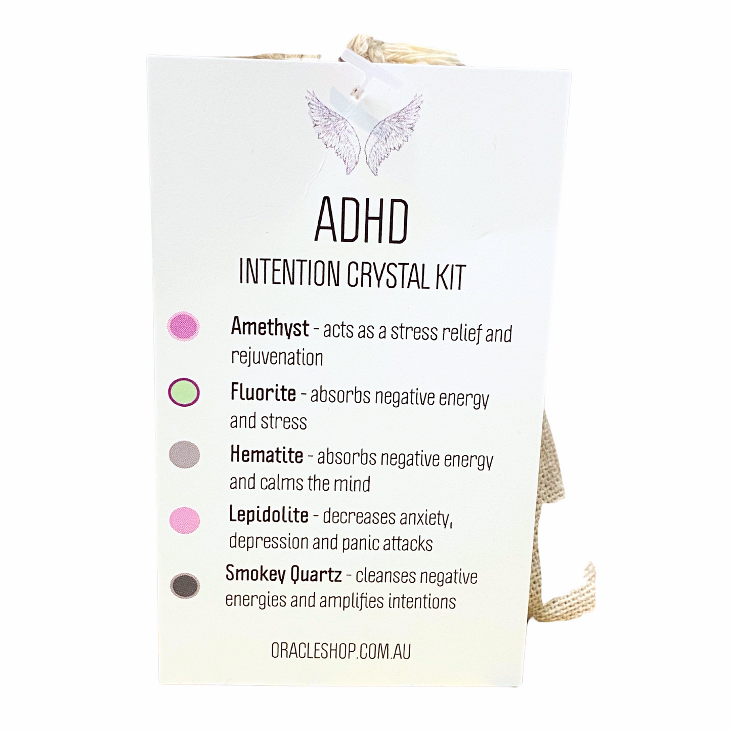 ADHD Support Intention Crystal Kit