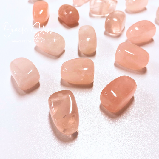 Rose Quartz Crystal Tumbles ~ Love & Friendship & Heart Healer