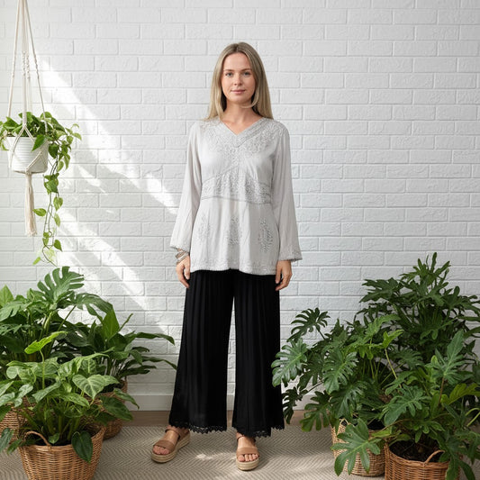 Wild Soul Embroidered Blouse