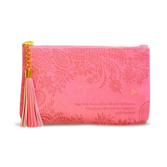 Follow Your Bliss Essentials Purse - Rose Quartz Pink