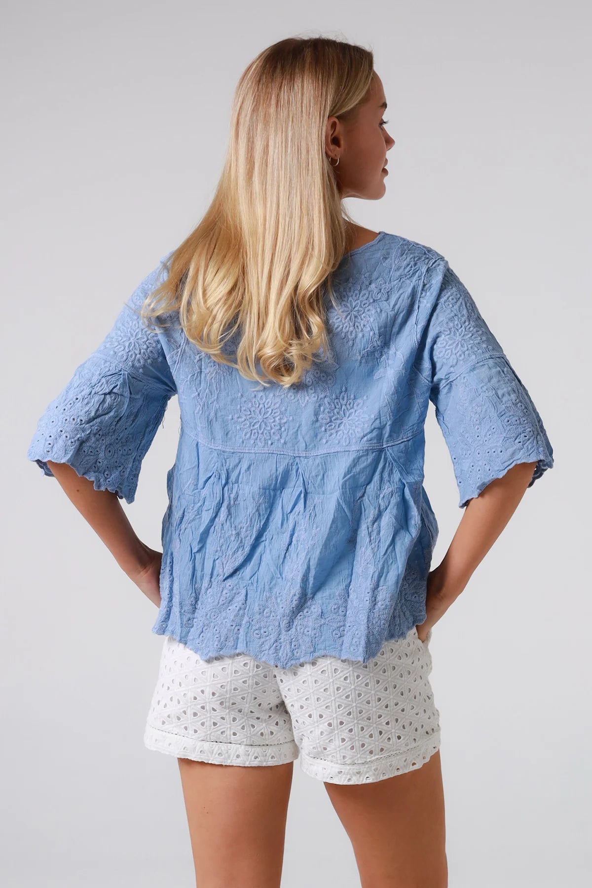 Top Festival Lace - Blue