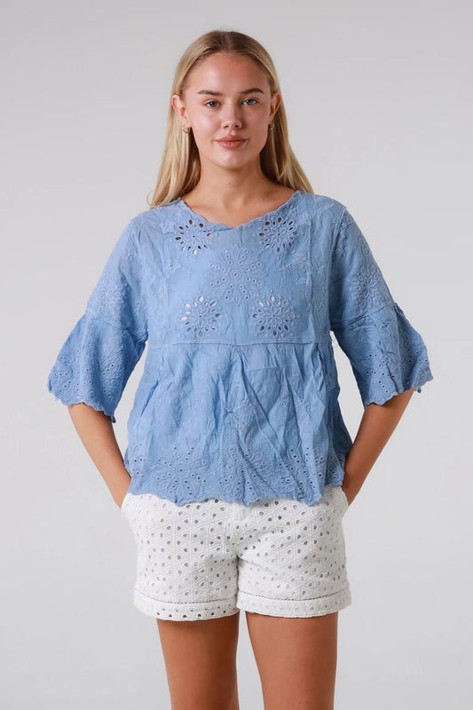 Top Festival Lace - Blue