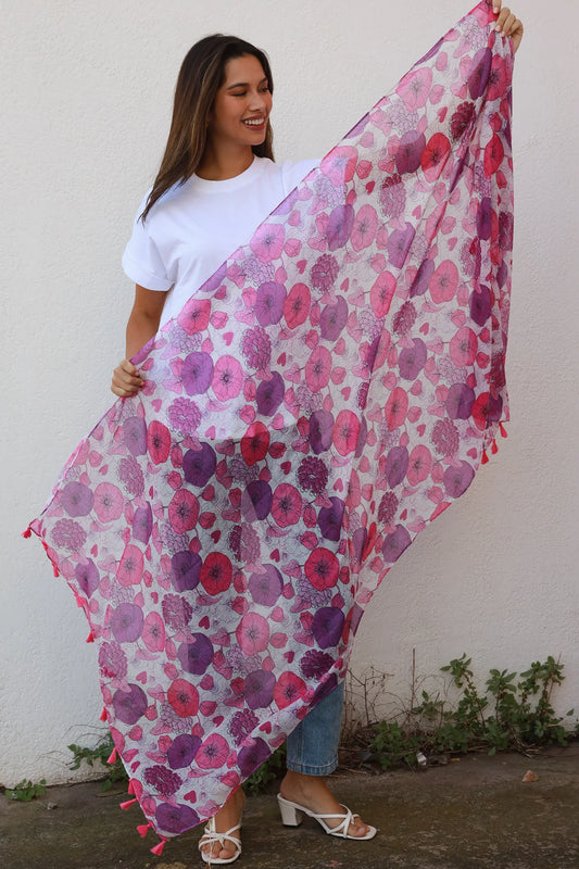 Scarf - Seasonal Bohemian - Pinks