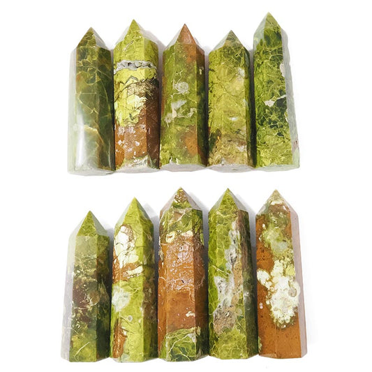 Green Opal Crystal Generator Point