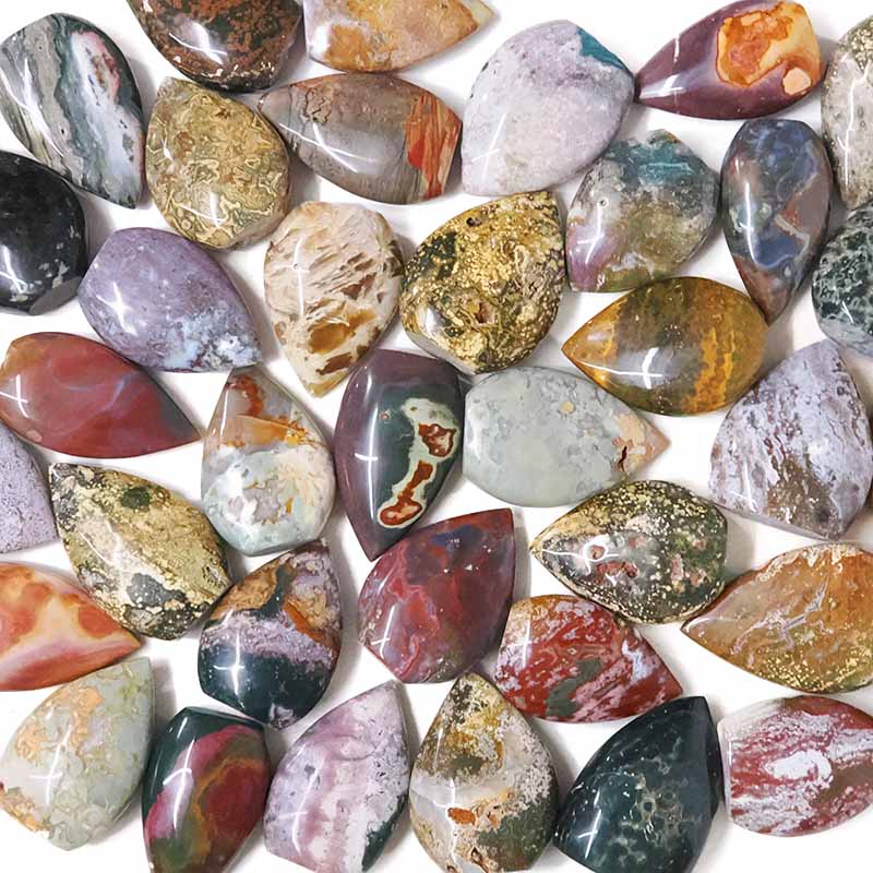 Ocean Jasper Crystal Teardrop