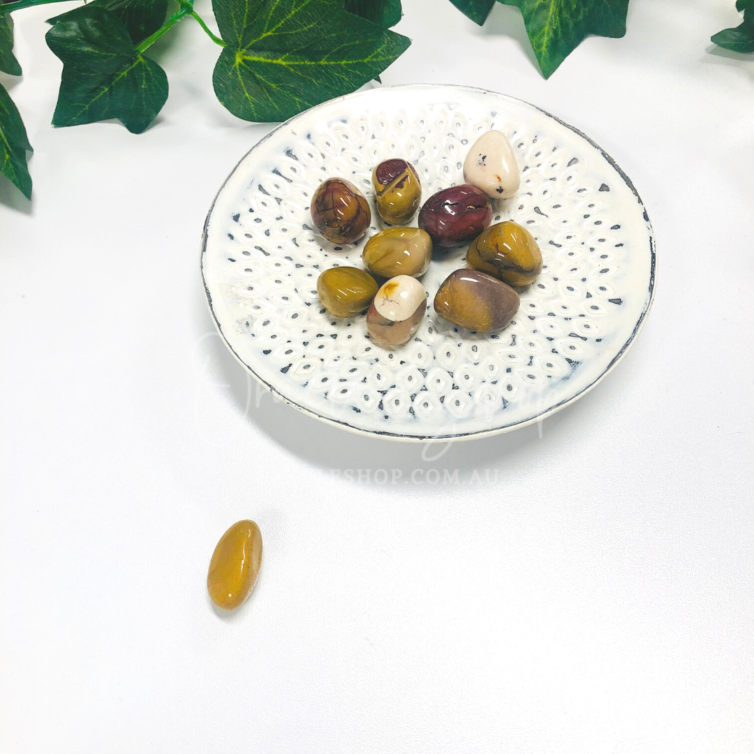 Mookaite Tumbled Crystal ~ Travel Protection & Stabilising