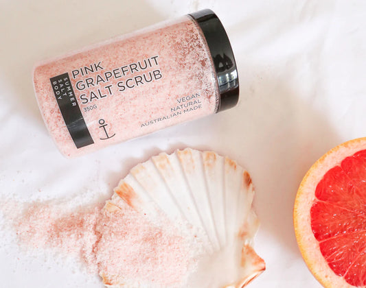 PINK GRAPEFRUIT HIMALAYAN SALT SCRUB - 350G TUB