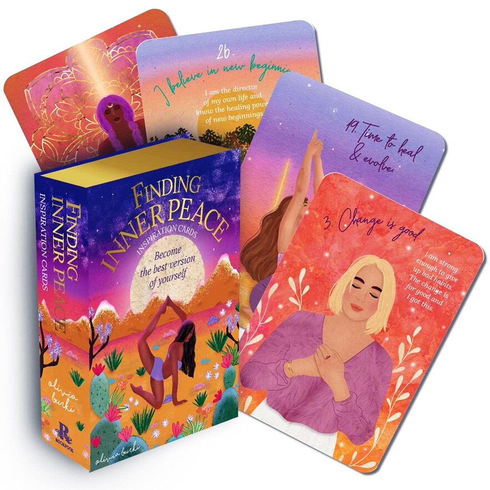 Finding inner Peace Inspiration Cards