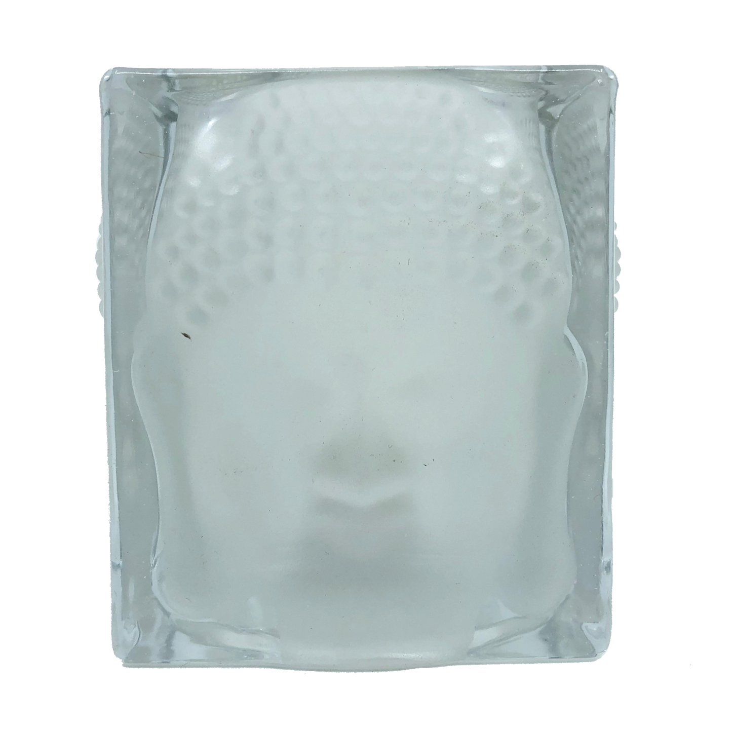 Buddha Tea Light Holder GLASS Medium Cube
