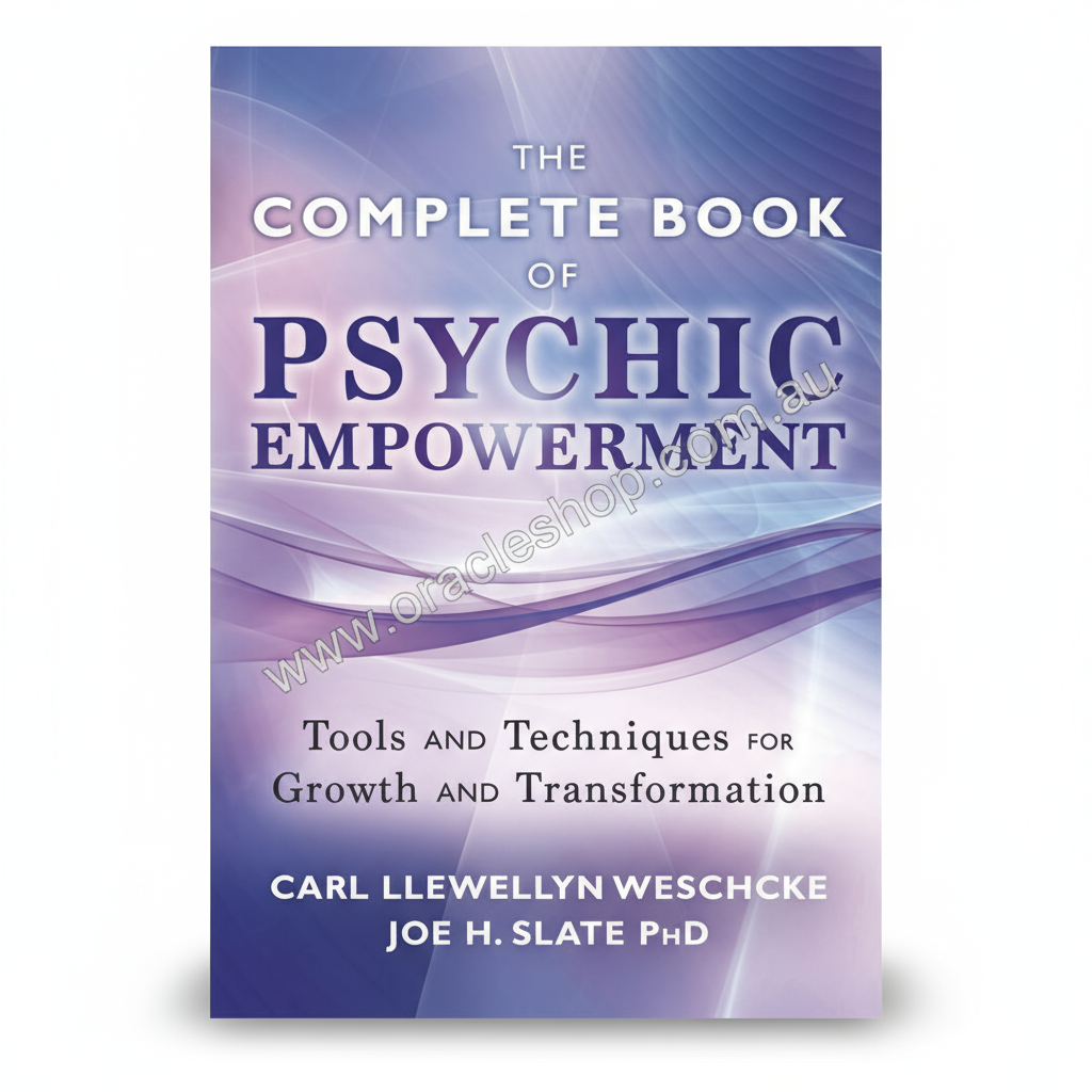 Book cover of 'The Complete Book of Psychic Empowerment' on a textured white background