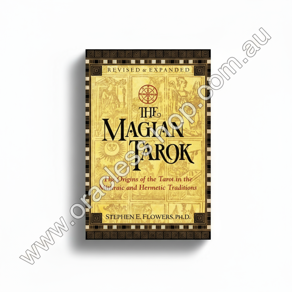 Book cover of 'The Magian Tarok' on a textured white background