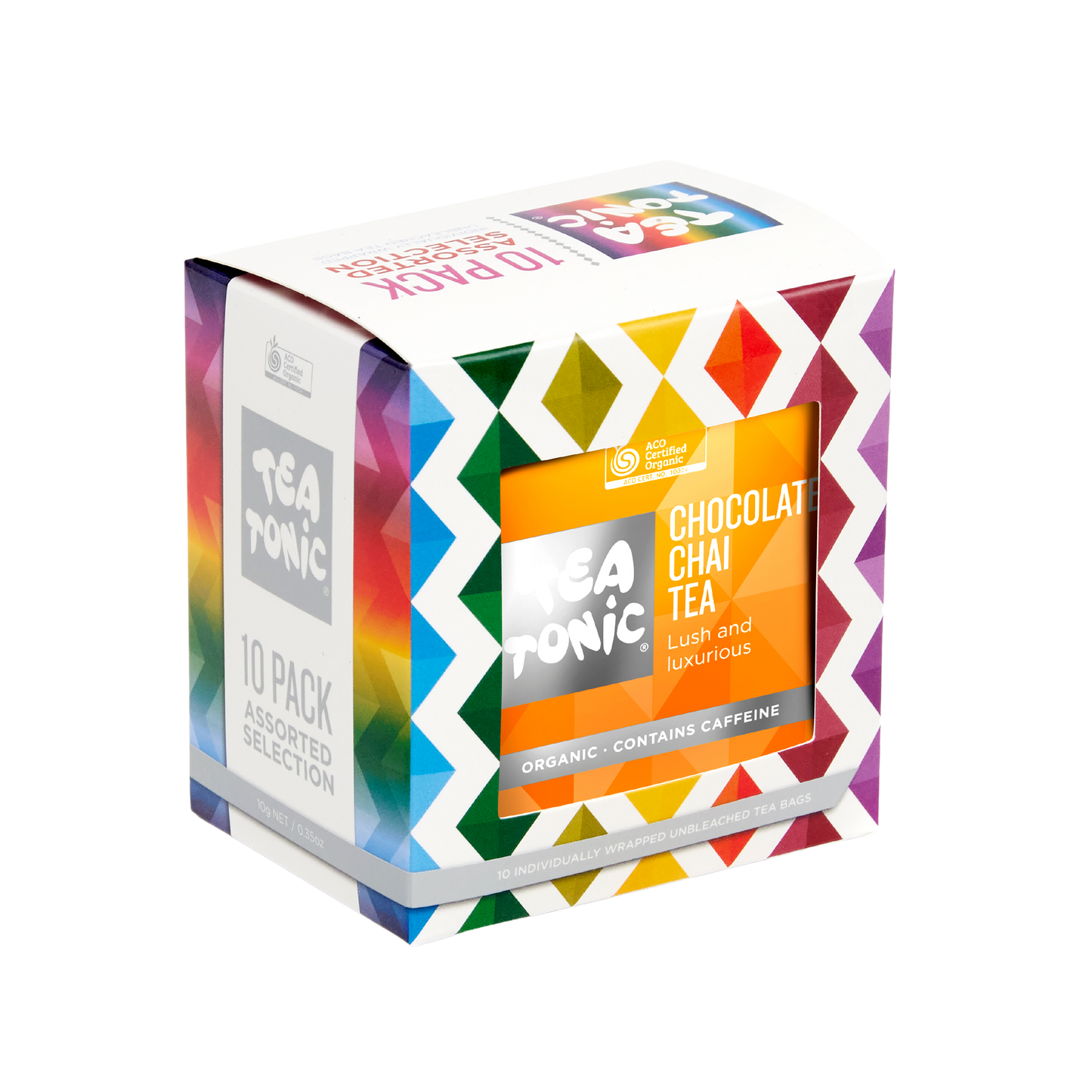 10 Teabag Box - Colourful